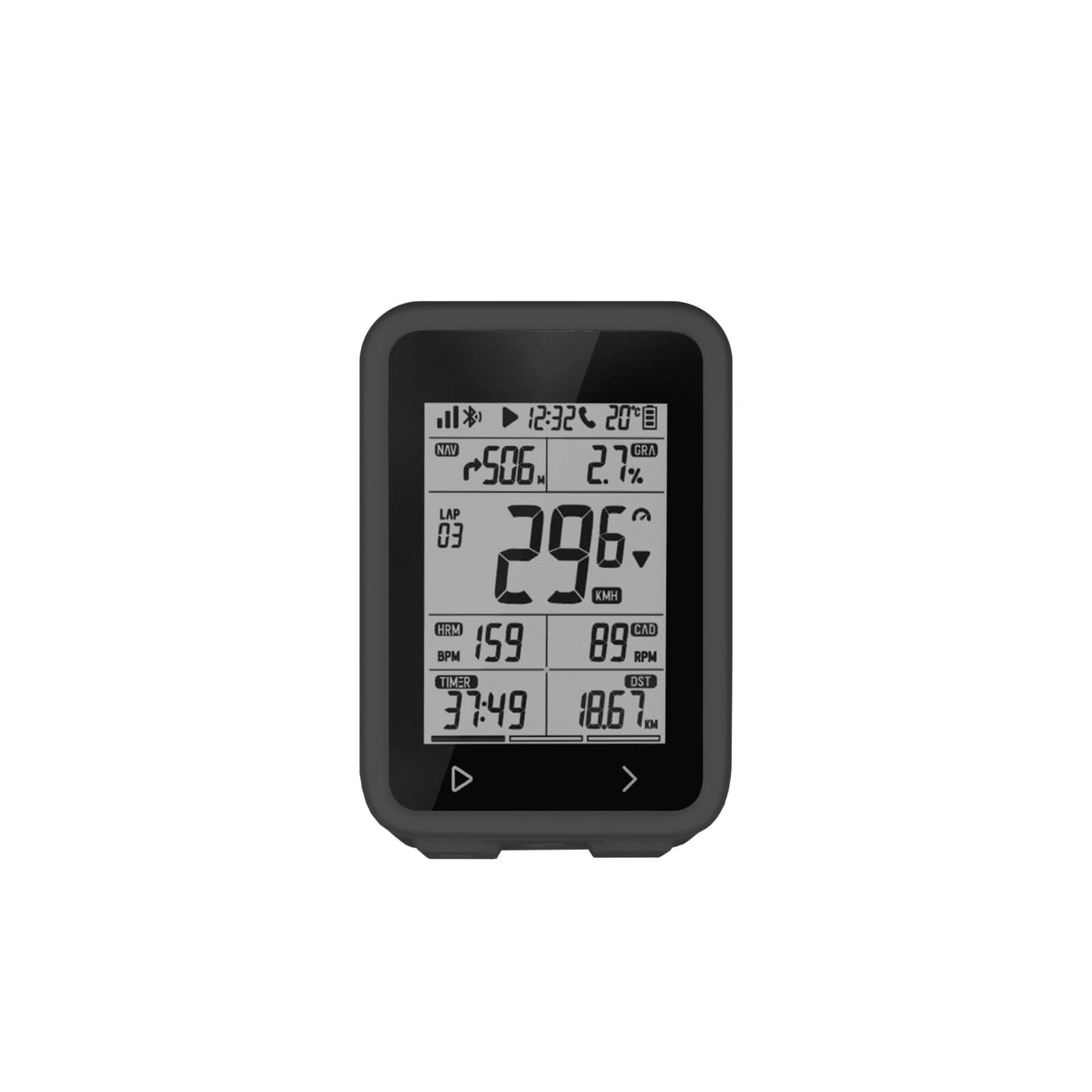 BH320 Capa de Silicone para Ciclocomputador GPS iGS320